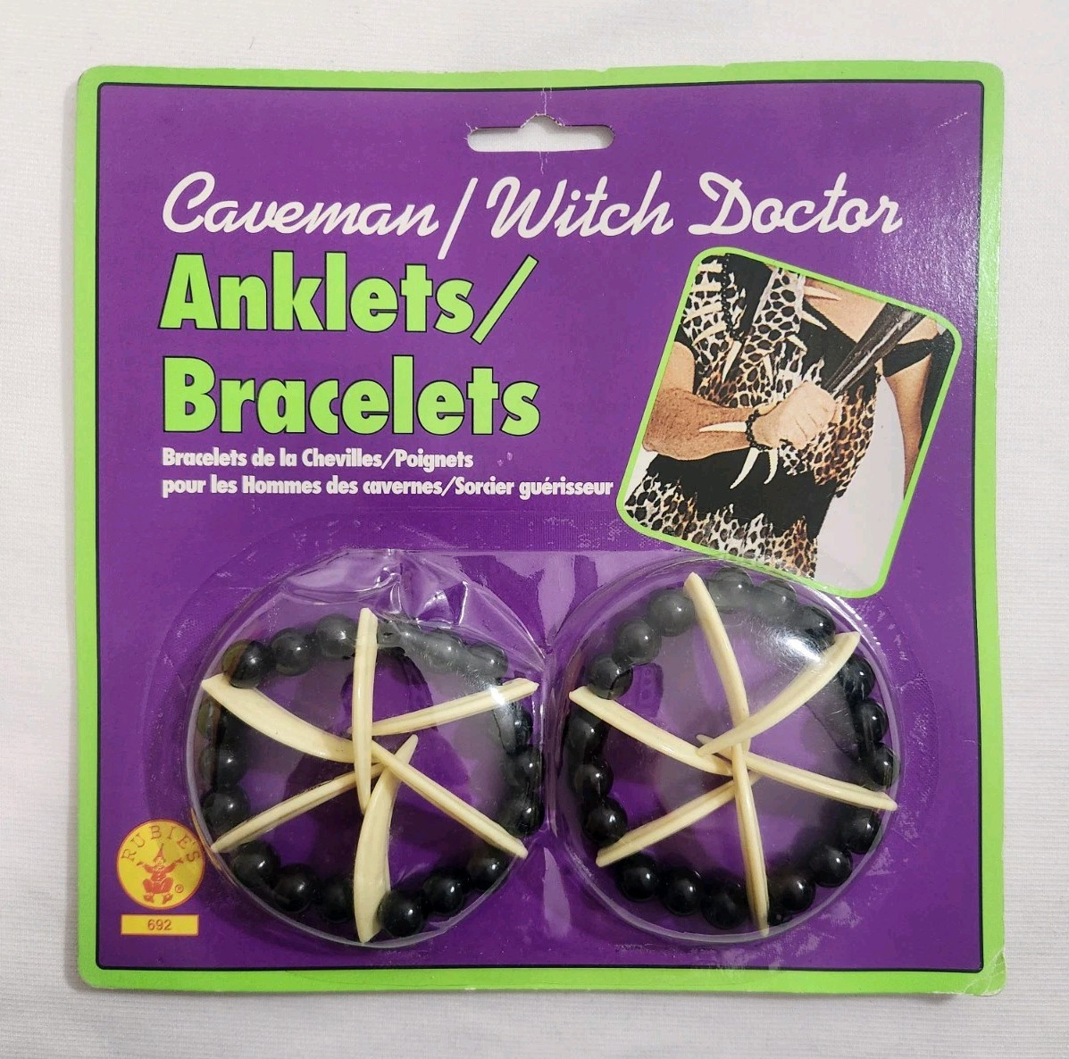 Caveman or Witch Doctor Costume Jewelry Anklets/Bracelets Rubies Costume Co
