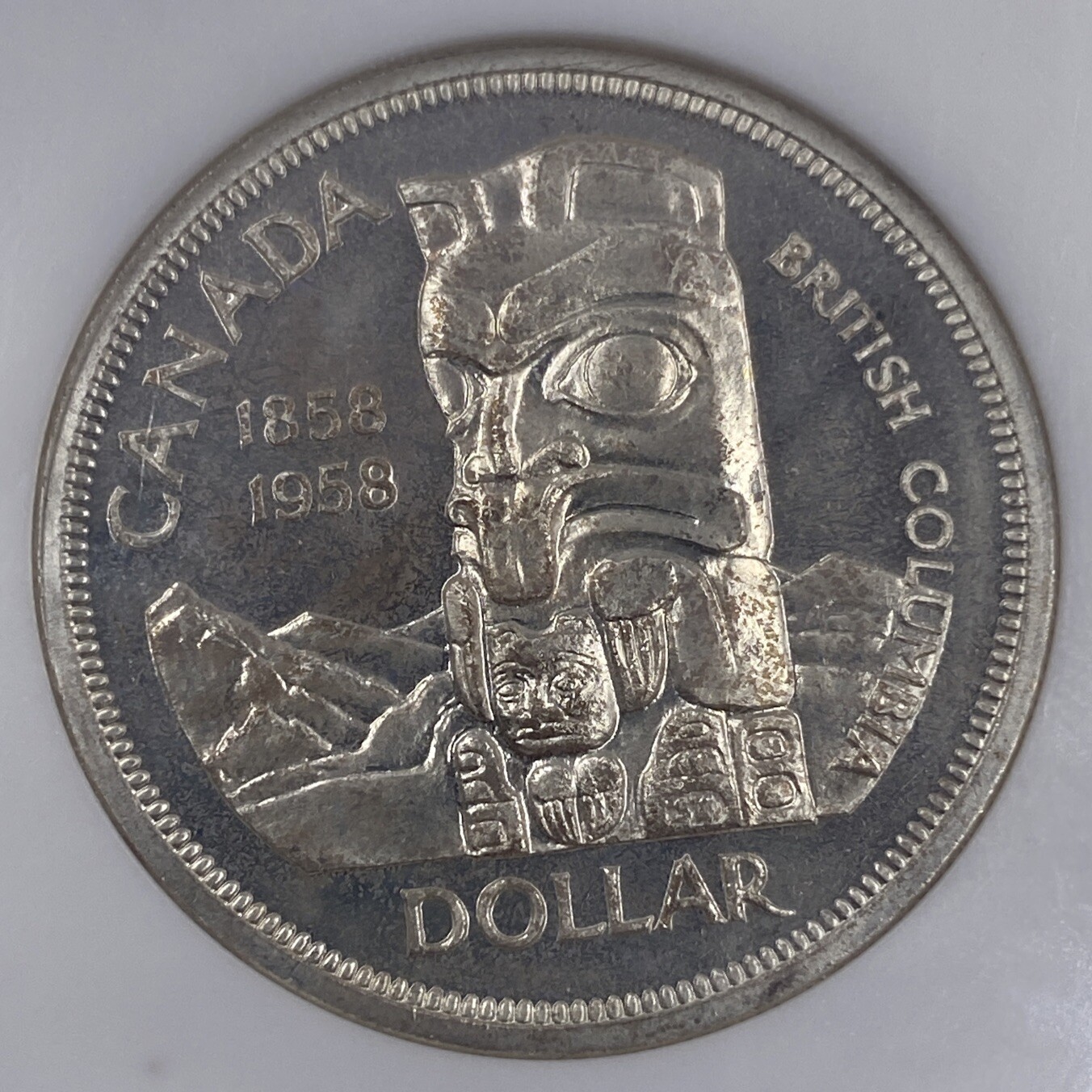 1958 Canada Silver Dollar NGC PL 64