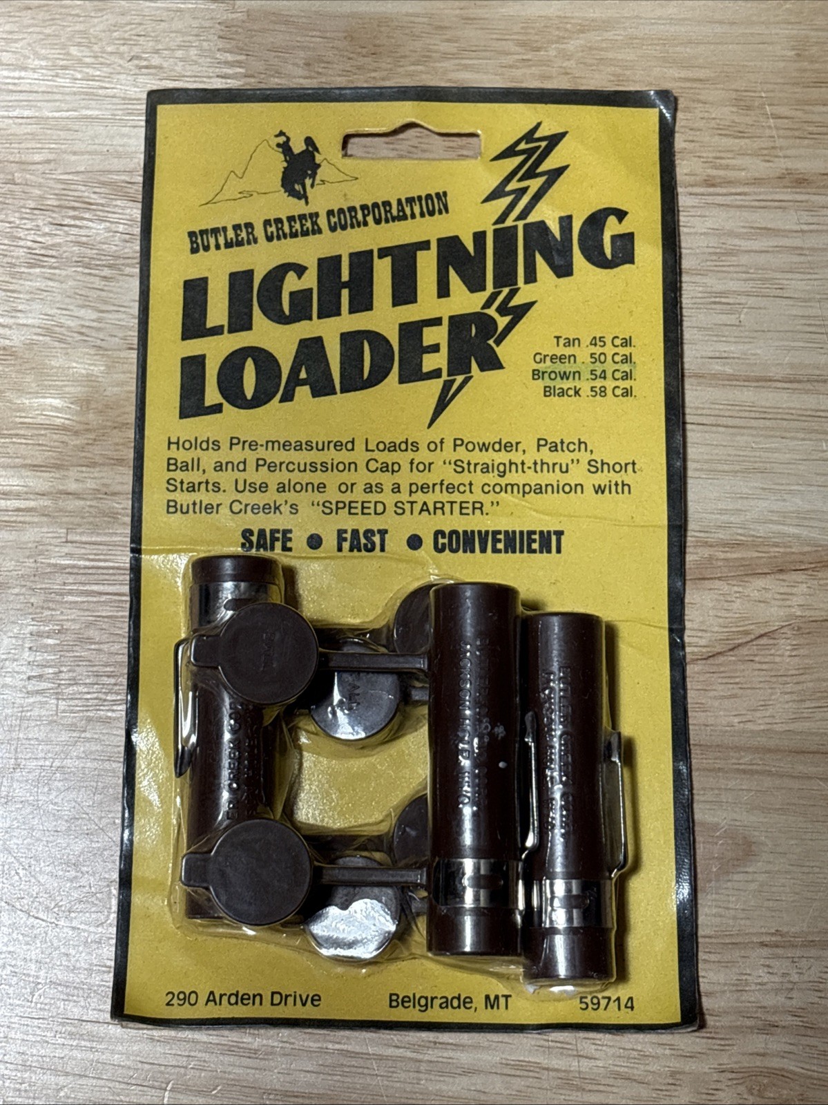 Butler Creek Co. Lightning Loader .54 Cal. Brown NOS Vintage USA