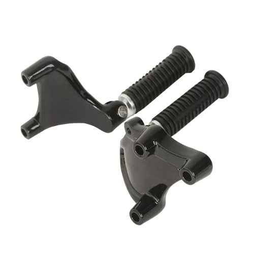Rear Passenger Footpegs Foot Rests Pedal Mount Kit Compatible with Harley