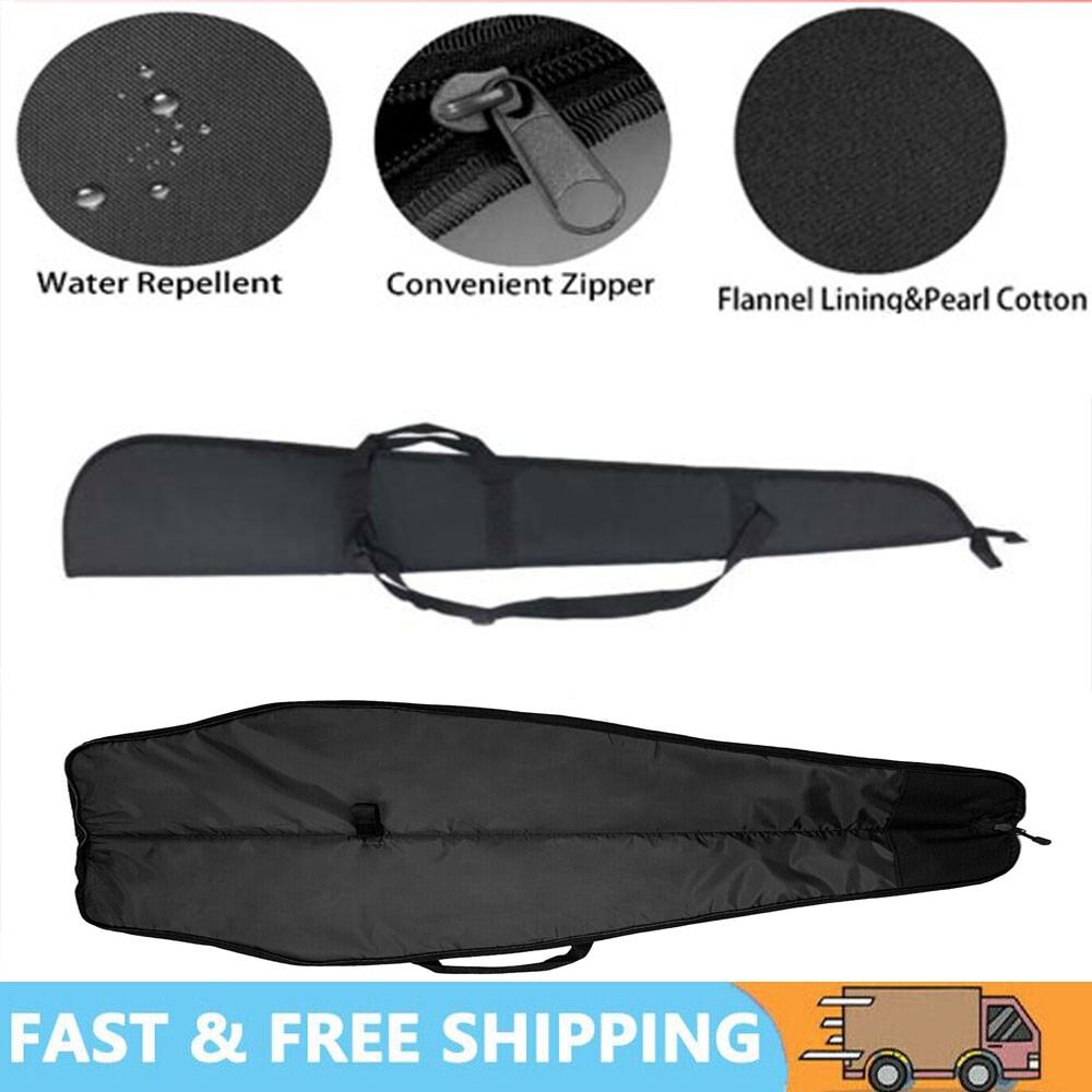 52inch Rifle Case Soft Bag Tactical Gun Storage Carry Padded Hunting Backpack