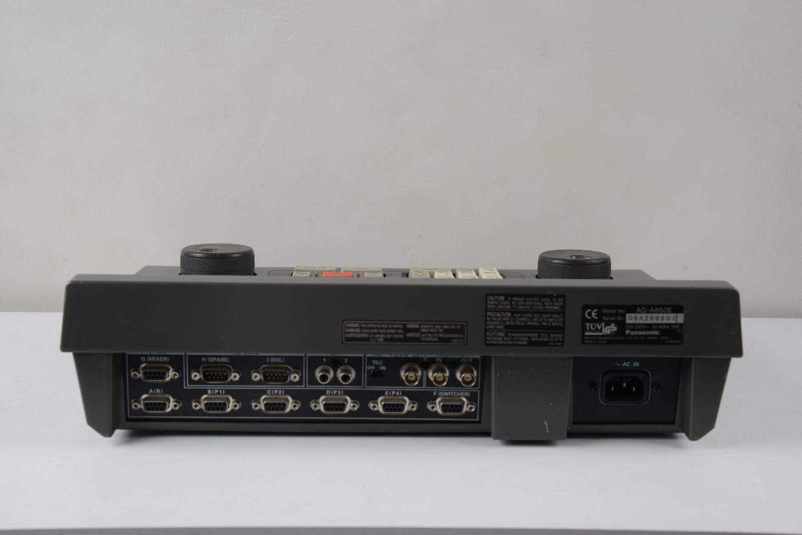 PANASONIC AG A850 DIGITAL DISPLAY MULTI EVENT Video EDITING CONTROLLER