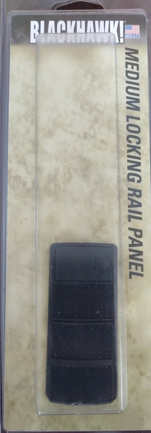 Blackhawk #71RP01BK Medium 4 Locking Rail Panel-Brand New-SHIP N 24 HOURS