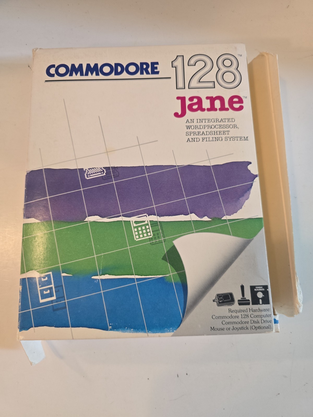 VTG Commodore 128 Jane Integrated Software User's 1985 3 Diskette Application
