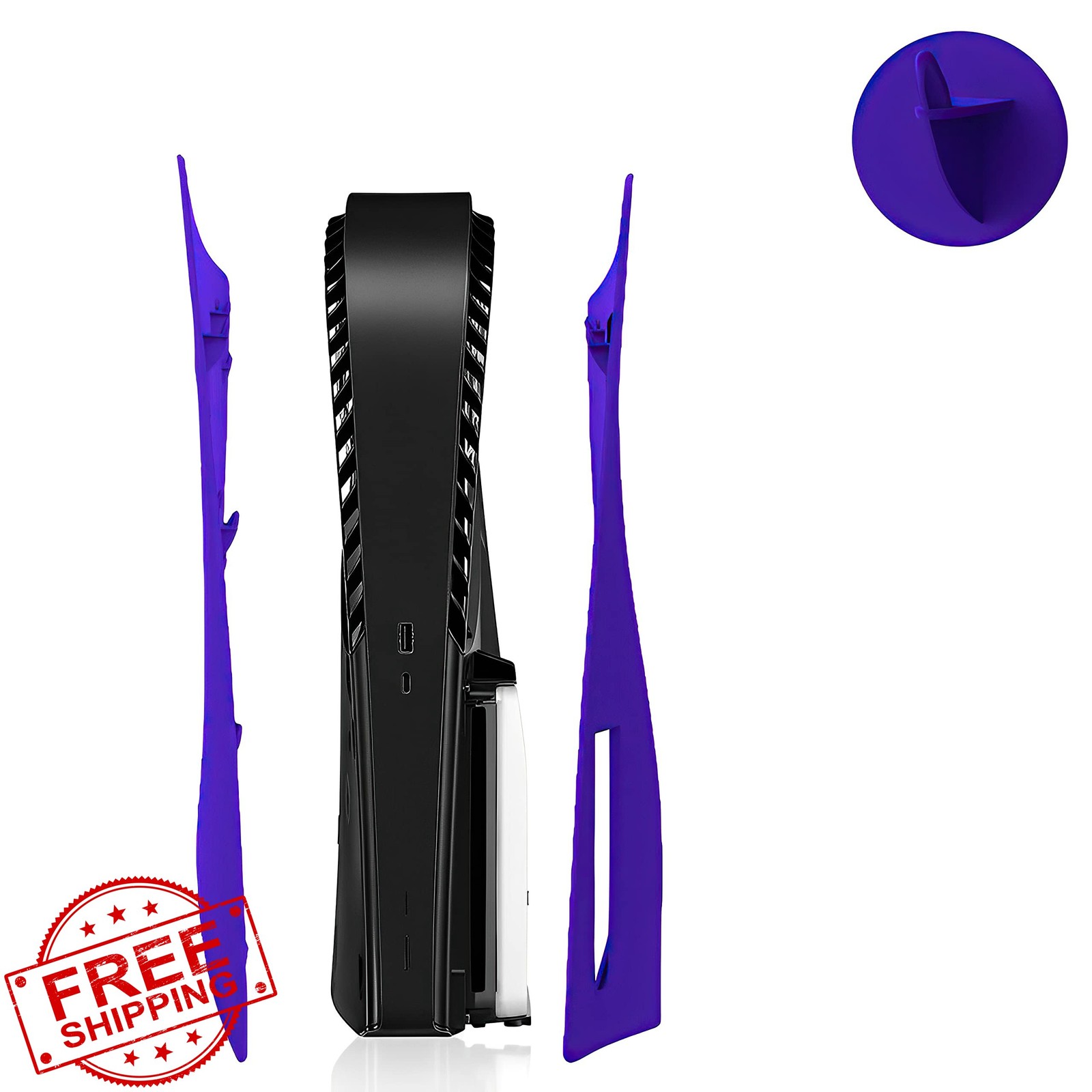 PS5 Disc Edition Face Plate Shell Galactic Purple