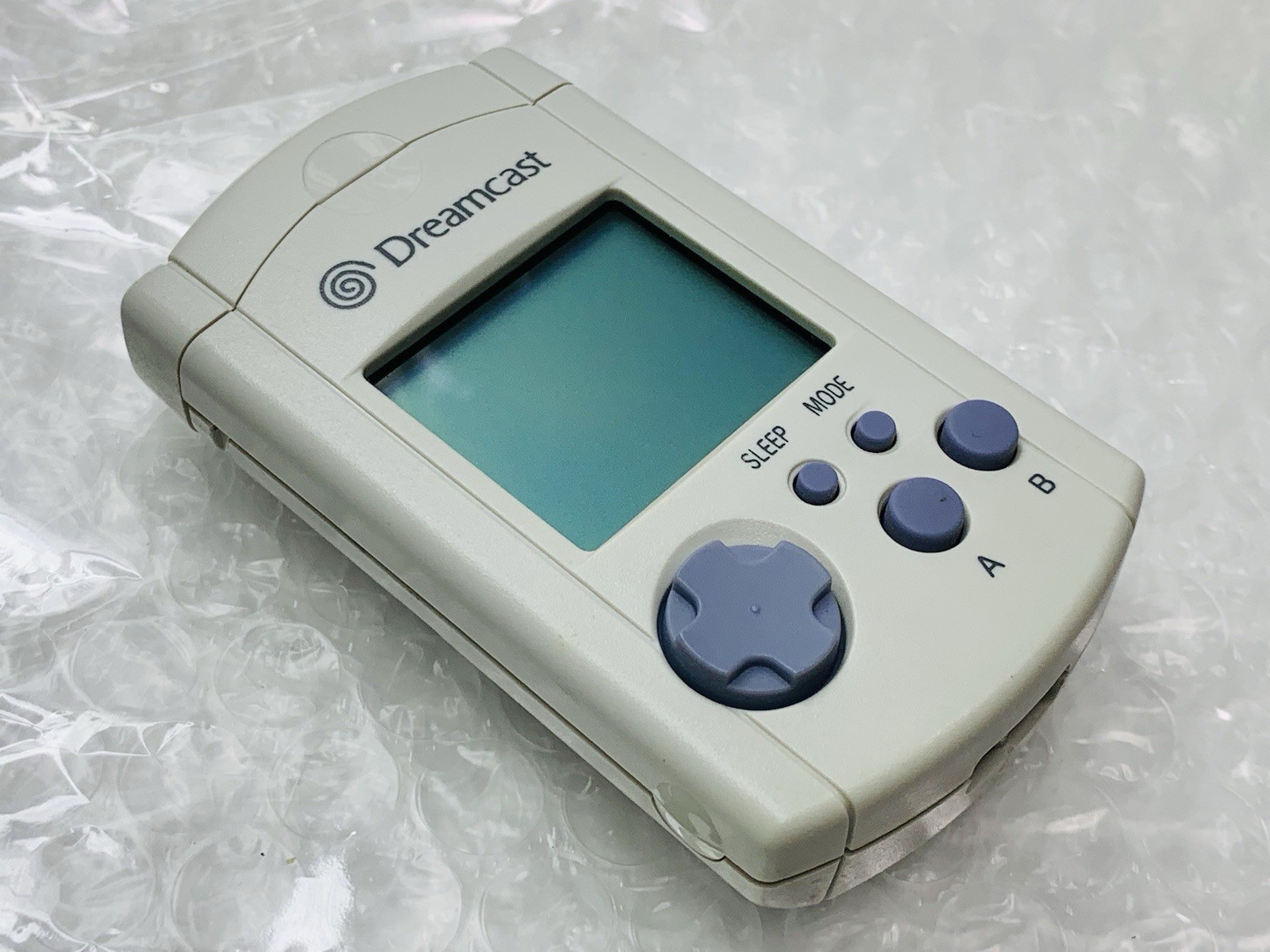 Official Sega Dreamcast Visual Memory Unit VMU Memory Card White HKT-7000 CLEAN