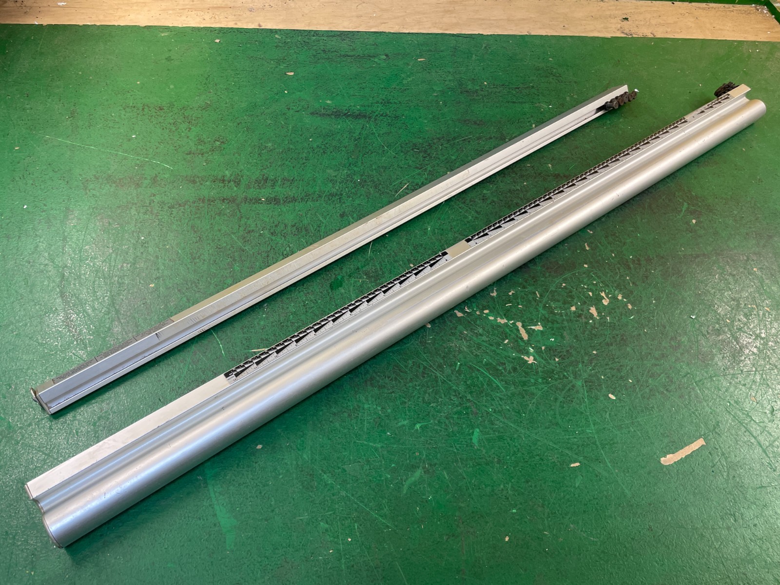 RIDGID TS2412 Table Saw Aluminum GUIDE RAILS ONLY for rip fence system