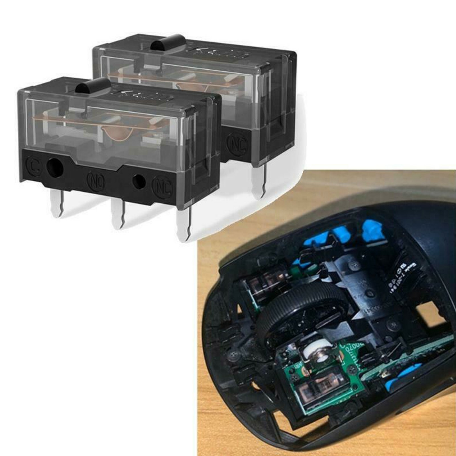 4pcs Kailh GM 8.0 Mouse Micro Switch Button Microswitch 80 Million Clicks US