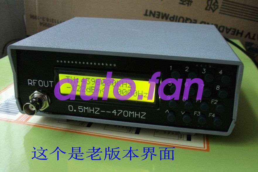 0.5Mhz-470Mhz RF Signal Generator Meter Tester FM Radio Walkie-Talkie debug