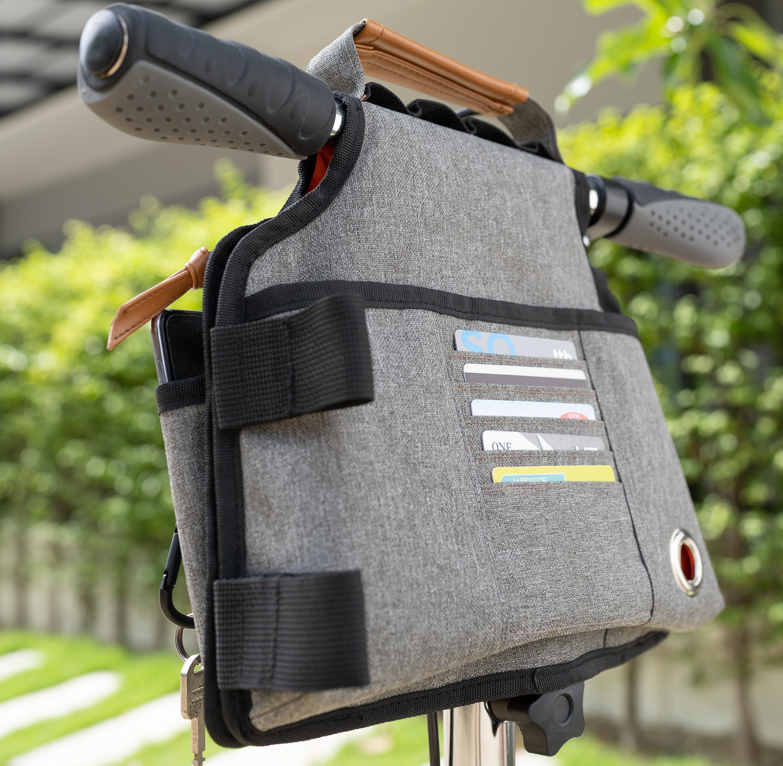 PF Multifunctional Knee Walker Accessories bag - Compatible Most Knee Scooter