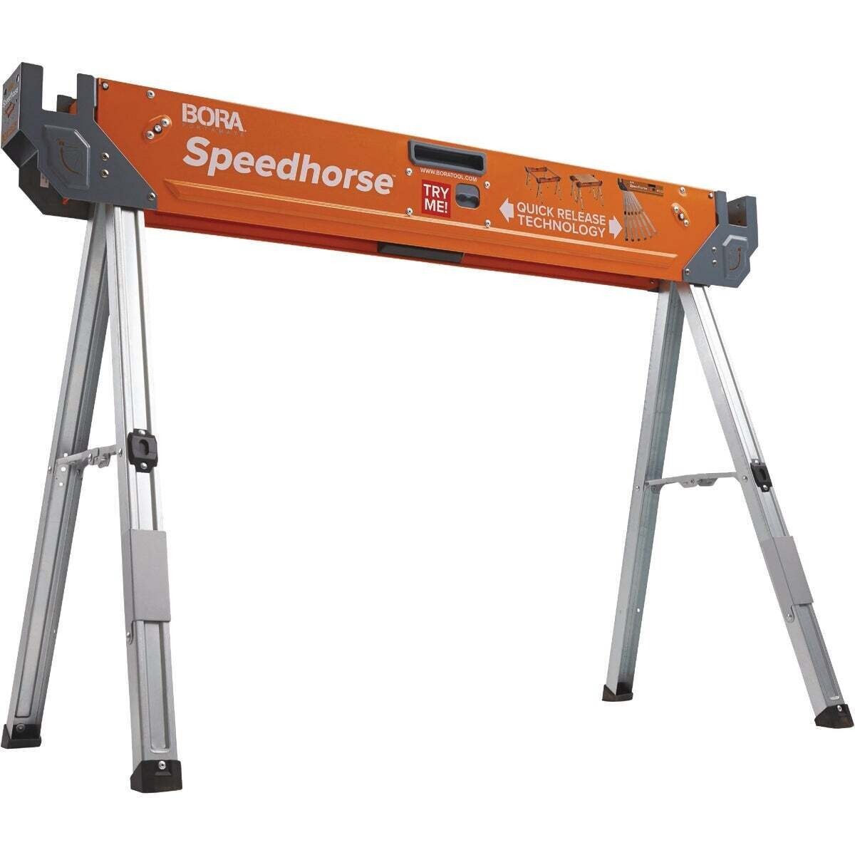 Heavy Duty Benchhorse Table Stand - Bora Portamate Speedhorse Sawhorse 2-Pack
