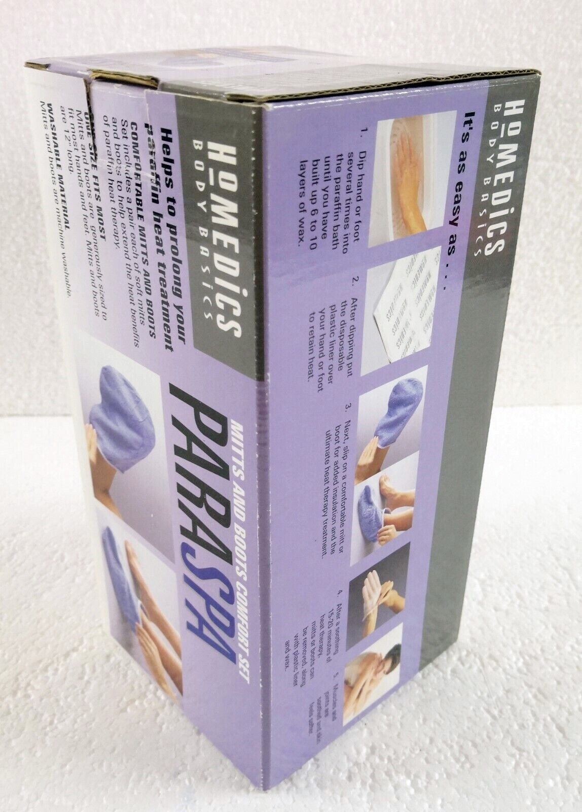 Homedics Body Basic Mitts & Boots Comfort Set for ParaSpa Model PAR-MTBT
