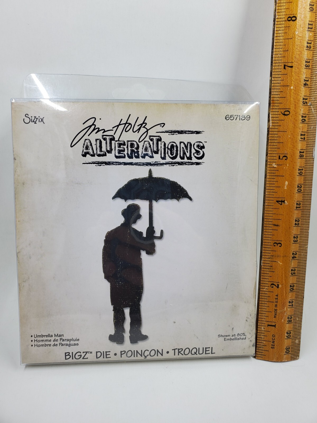 TH2 Sizzix Tim Holtz Umbrella Man Bigz Die New