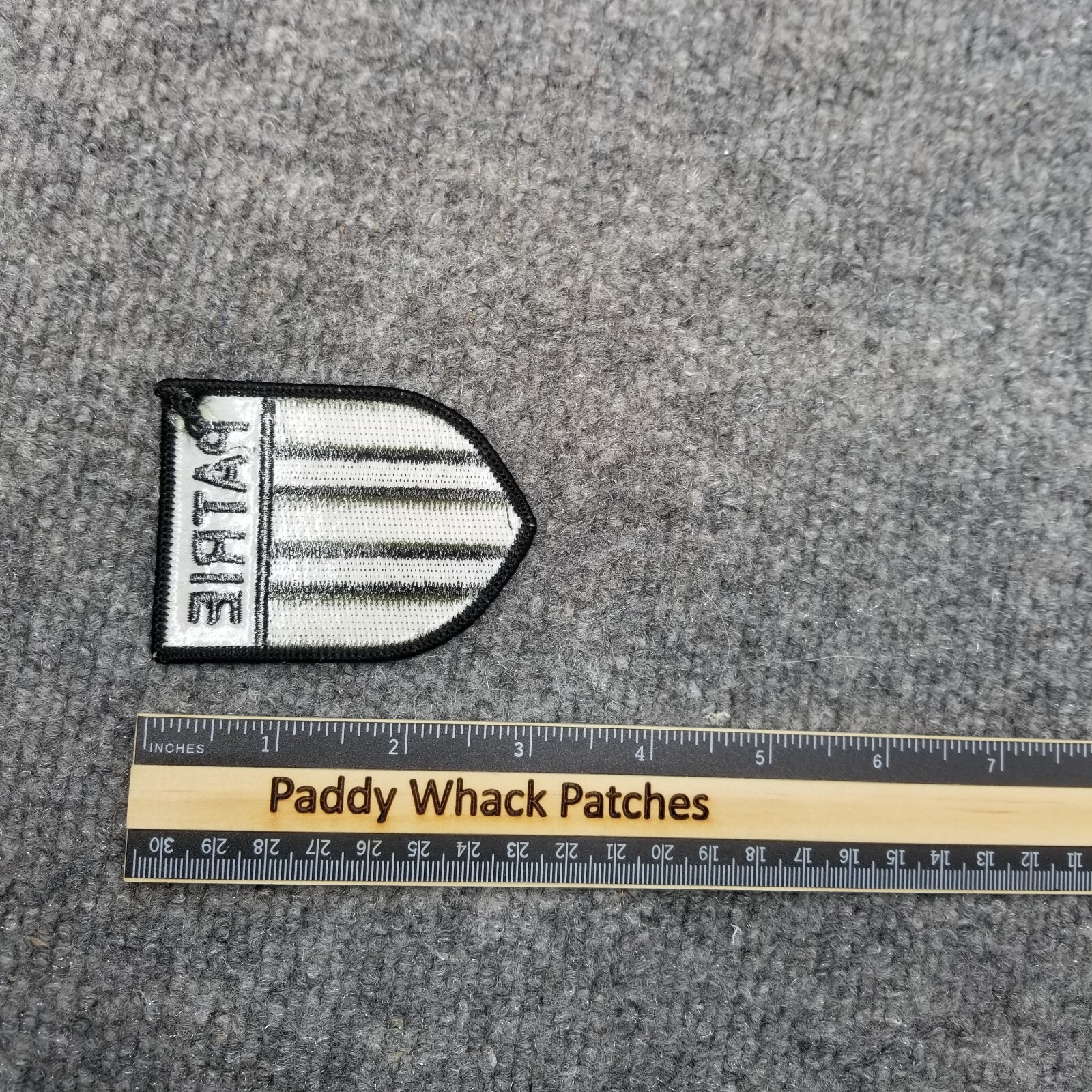 Patrie Patch Green Black Stripes