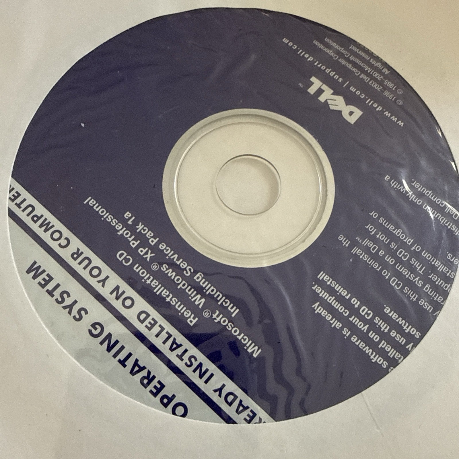Dell Windows XP Professional Service Pack 2 Reinstallation CD SP2 New Sealed