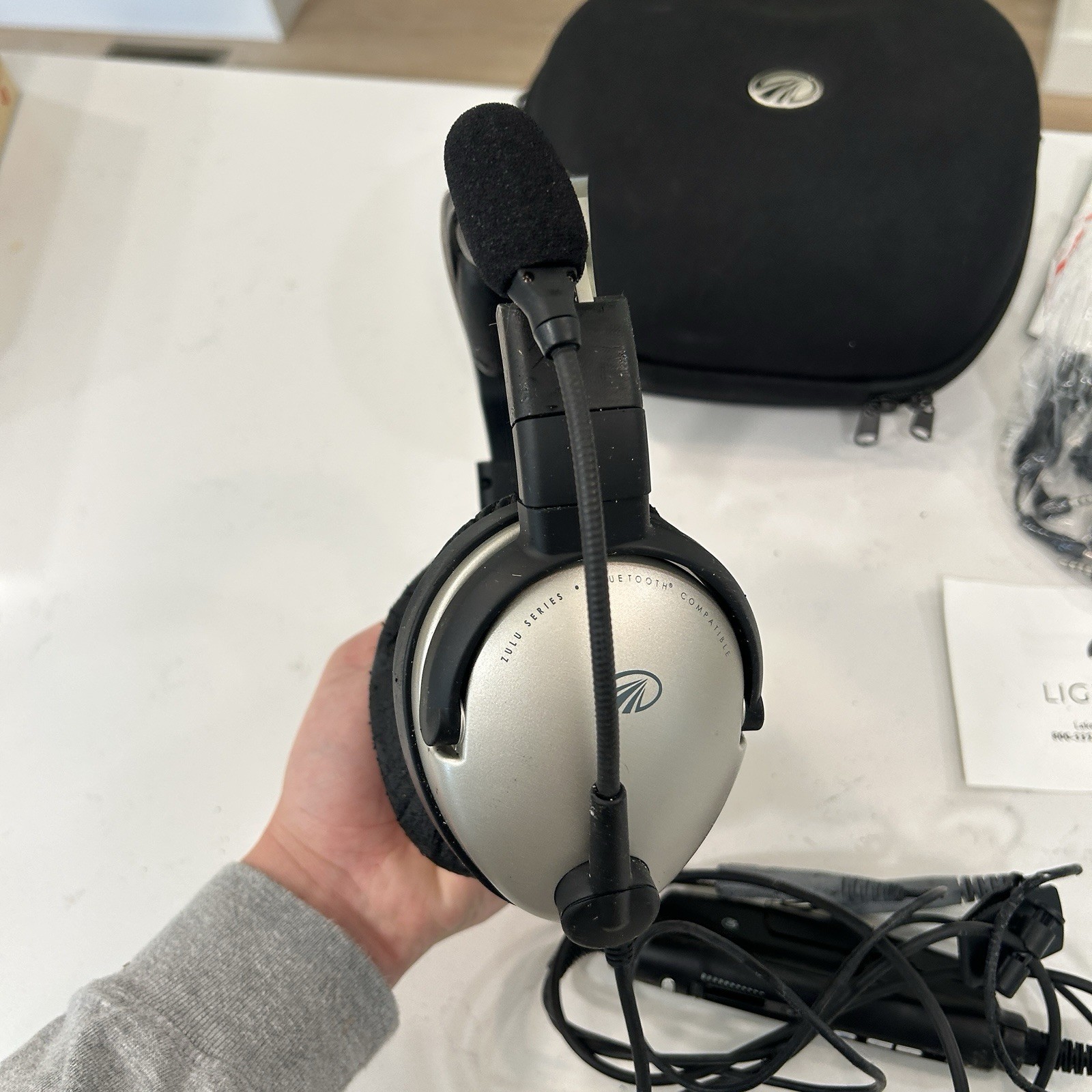 Lightspeed Zulu ANR Bluetooth Aviation Headset