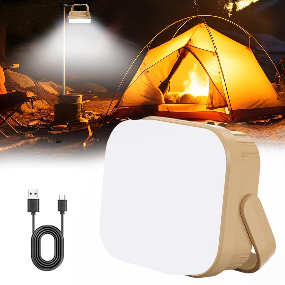 1-4Pack Camping Lantern LED Camping Tent Light Rechargeable Flashlight Portable