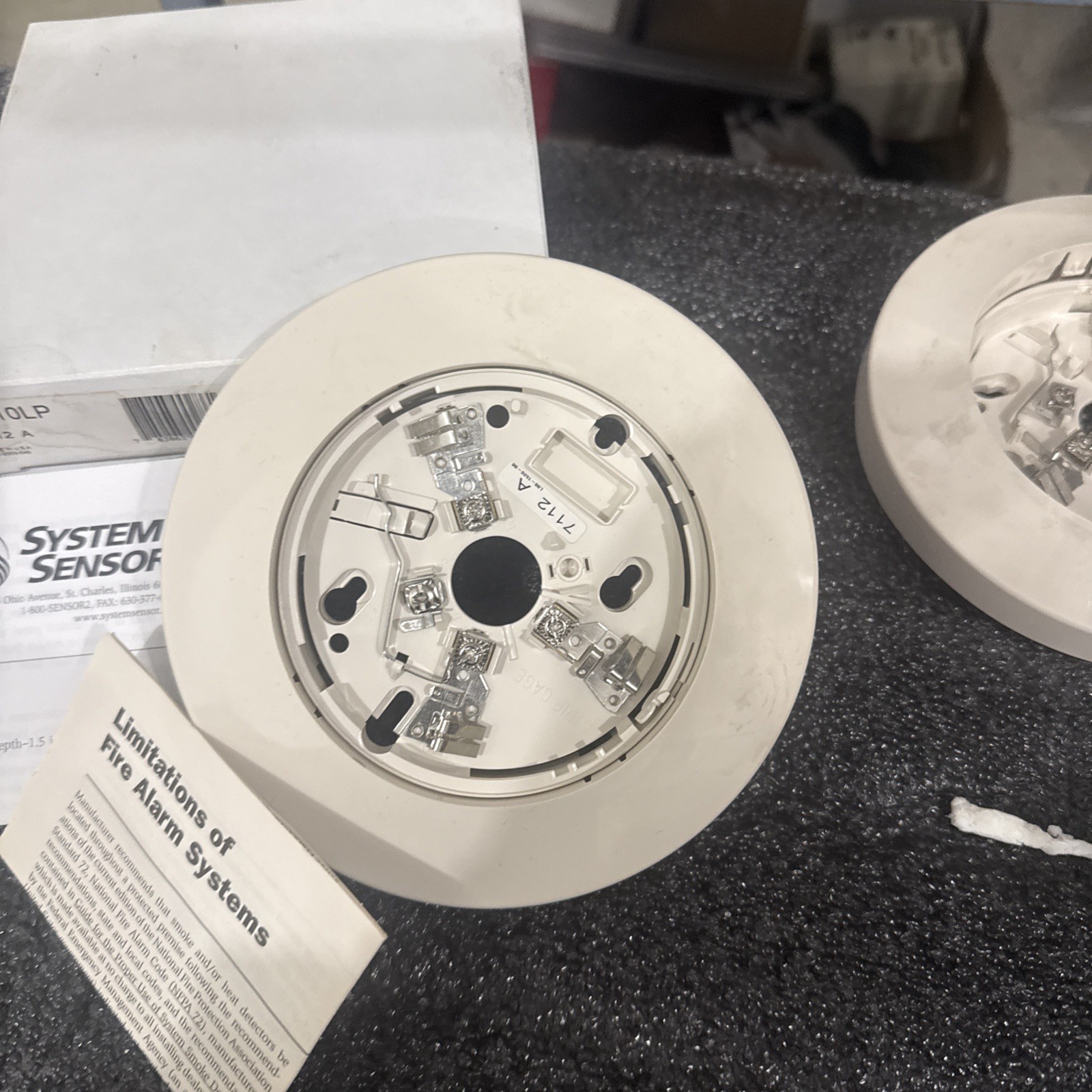 System Sensor B110LP Low Profile Smoke Detector Base NEW Open Box