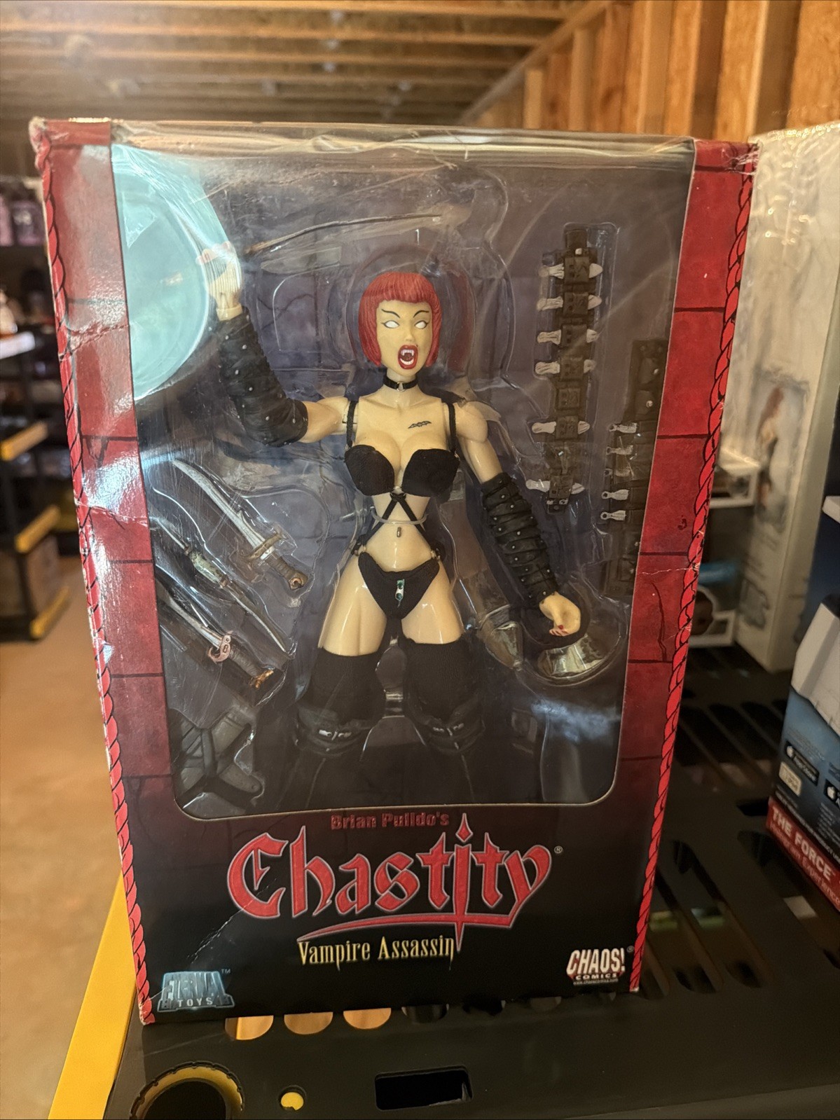 12" CHASTITY VAMPIRE ASSASSIN TOY FIGURE NEW! CHAOS! COMICS ETERNAL 1999