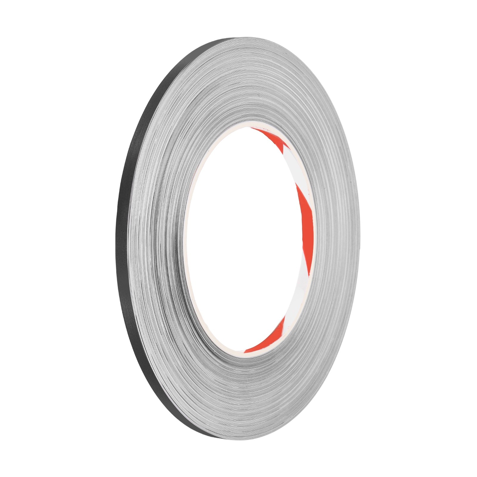 0.2 Inch x 164 ft Floor Tile Stickers, Metallic Foil Tape, Black