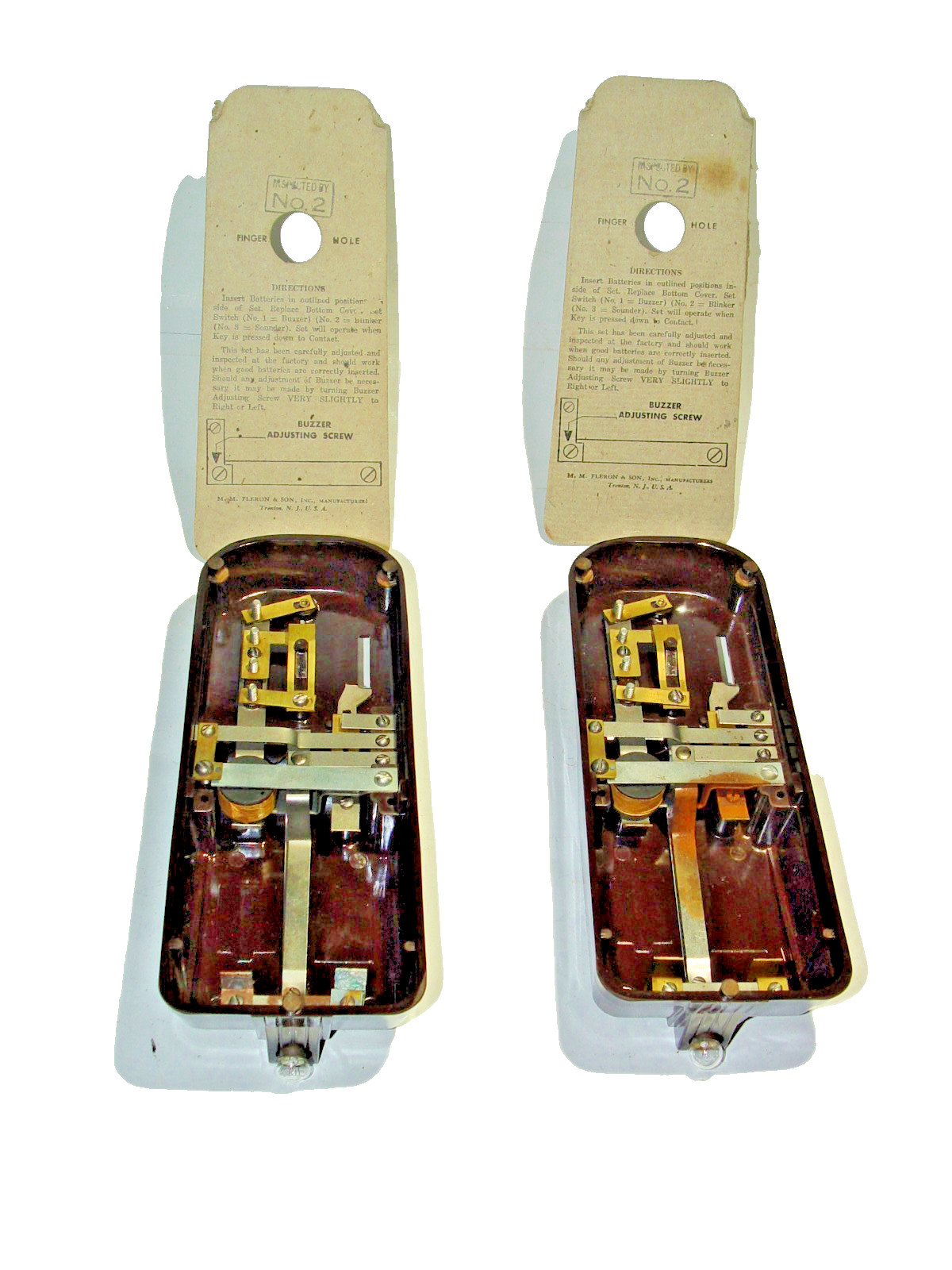 M.M. Fleron & Son Signaler Morse Code Telegraph Set