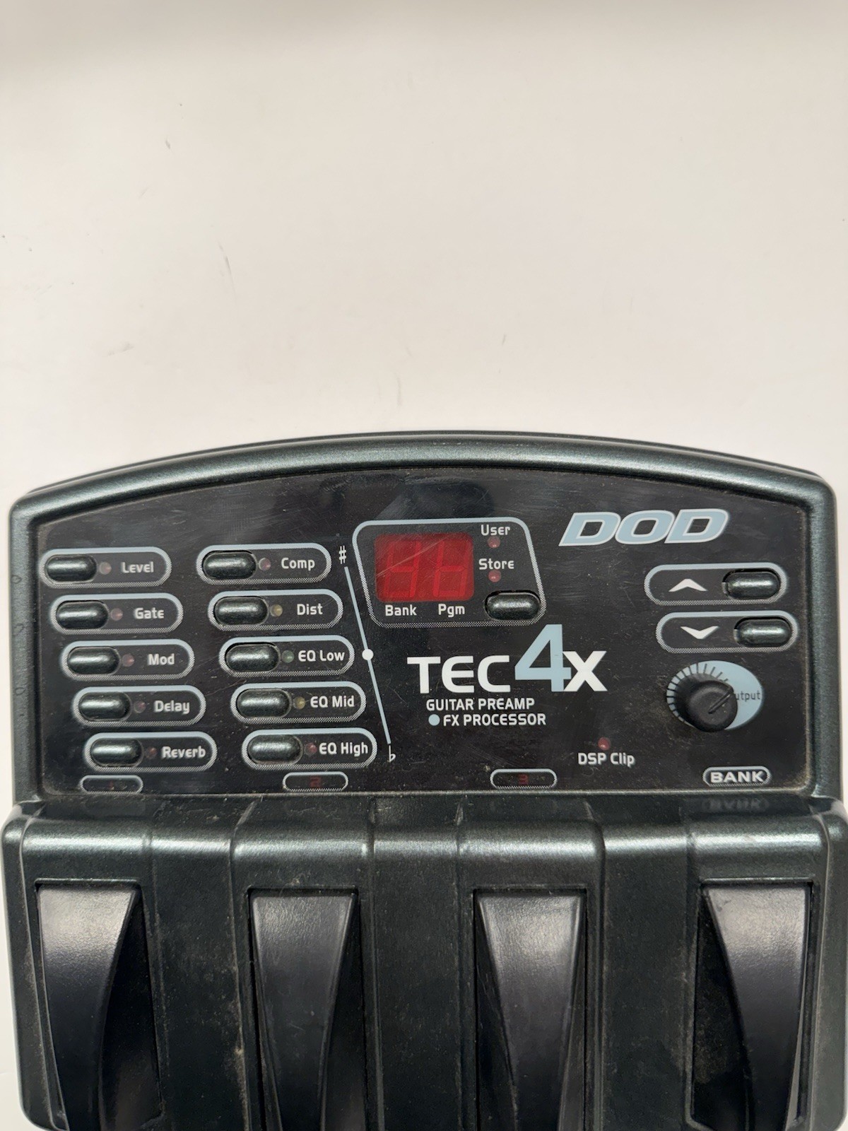 DOD Digitech TEC 4X Guitar Preamp & FX Multi Effects Processor Pedal + PSU