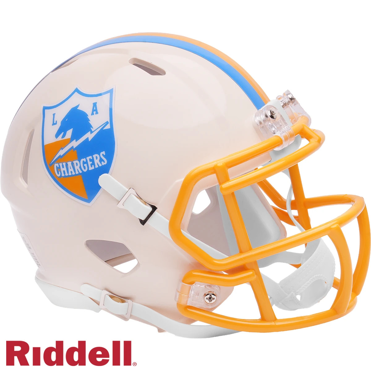 *2026 RETRO* LOS ANGELES CHARGERS NFL SPEED MINI RIDDELL FOOTBALL HELMET!