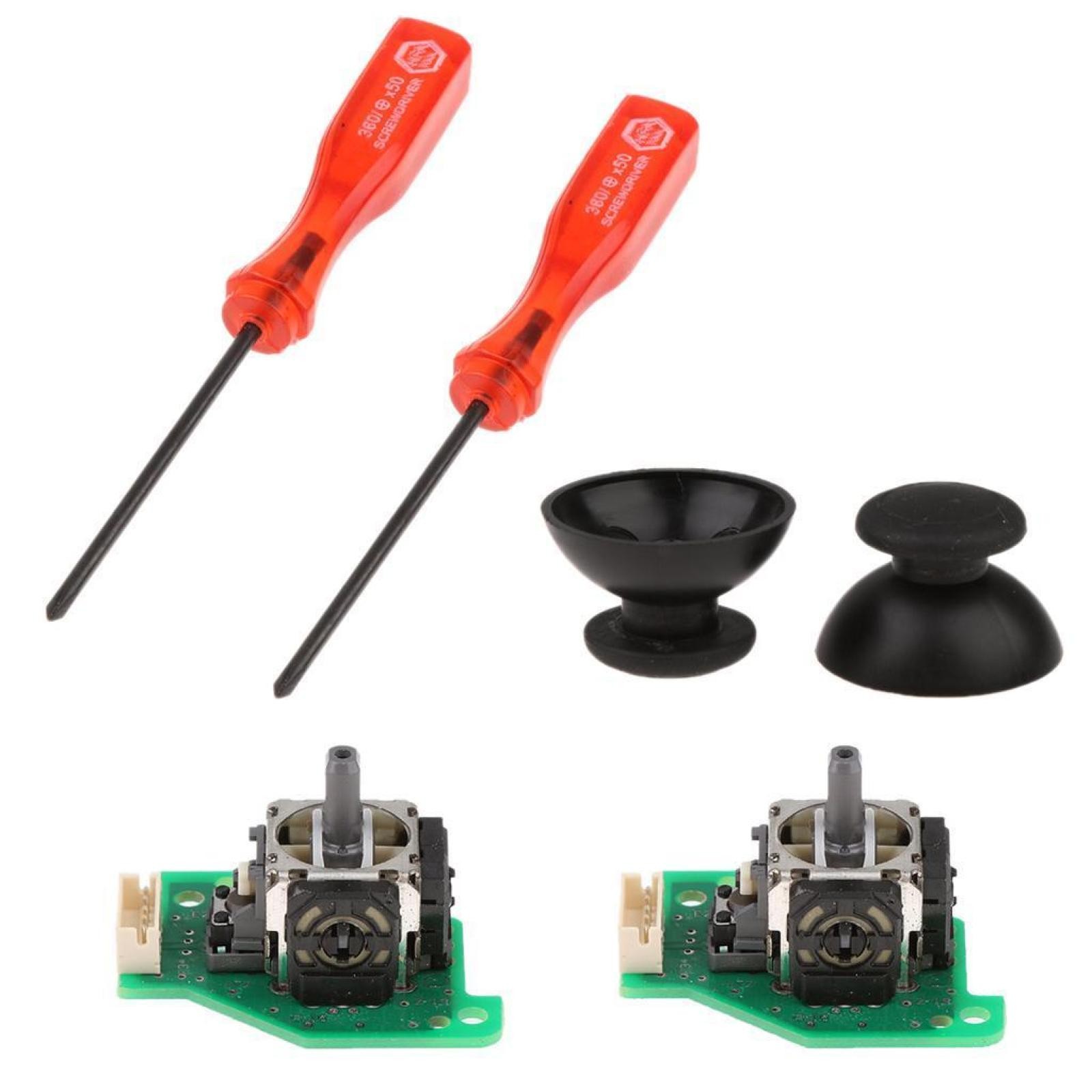 Replacement Left Right Analog Stick Screwdriver Thumb Stick For Nintendo Wii U