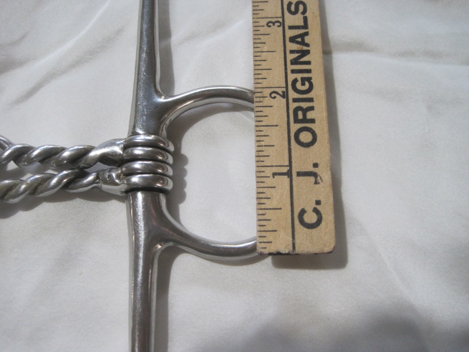 Full Check Double Twisted Wire 5'' Horse Bit Good Condition