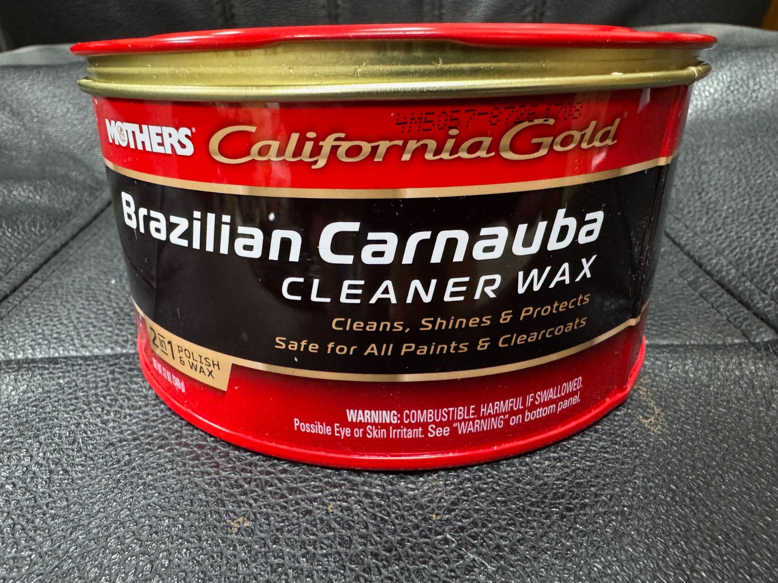 Mothers California Gold Brazilian Carnauba Cleaner Wax 12 oz Brand New
