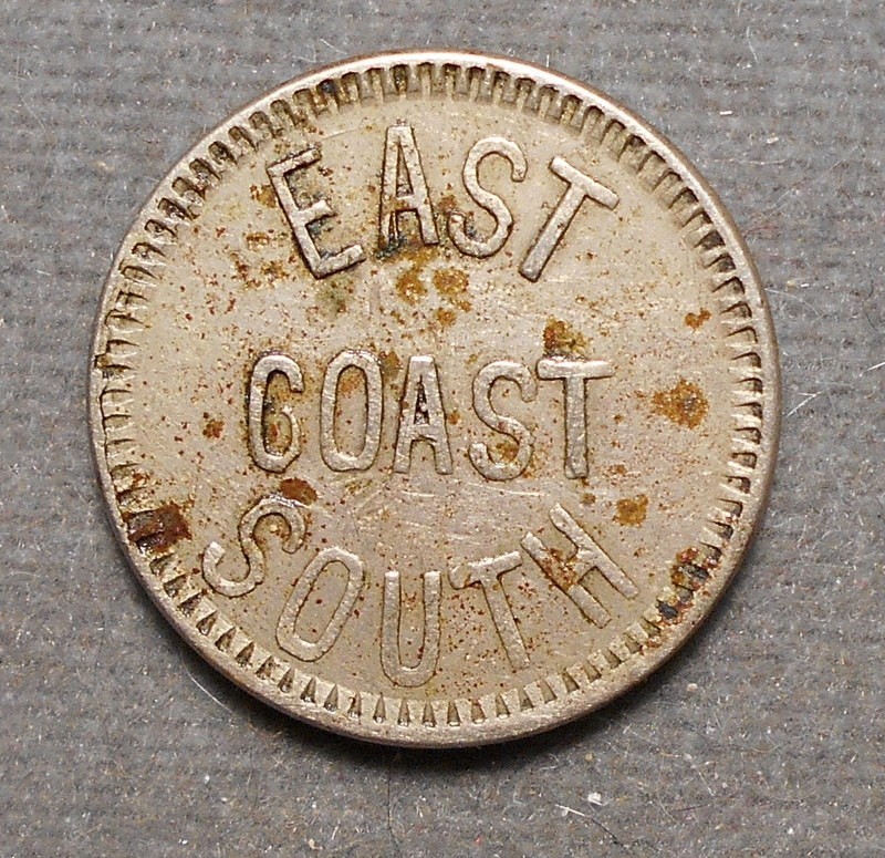 (Miami FL), East Coast South   Good For 5c In Trade. Copper nickel, 21mm, varie