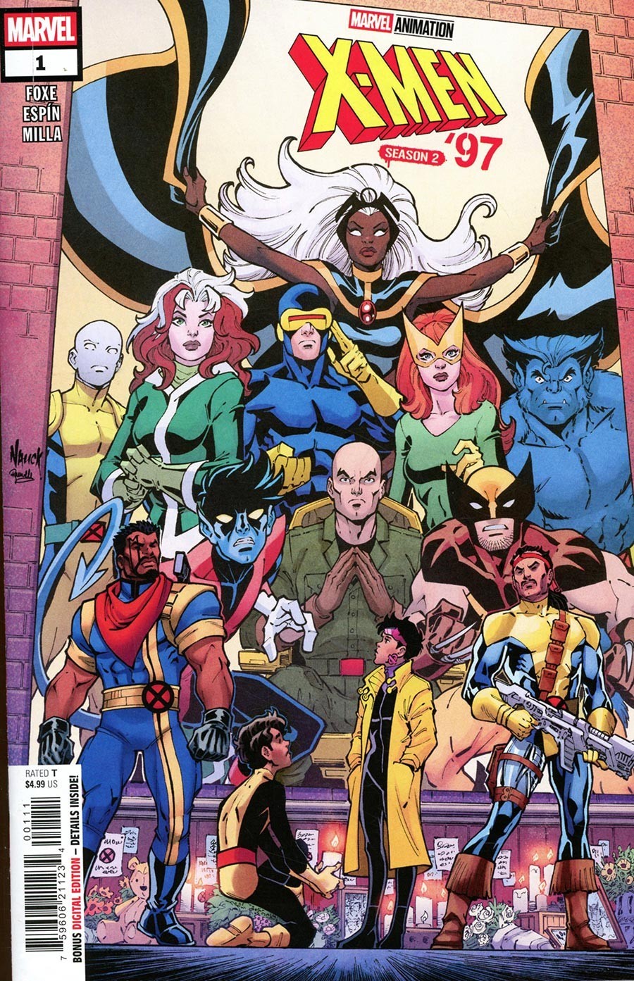X-Men 97 Season 2 #1 Cover A 1st Print Todd Nauck Marvel 2026 NEW NM- OR BETTER