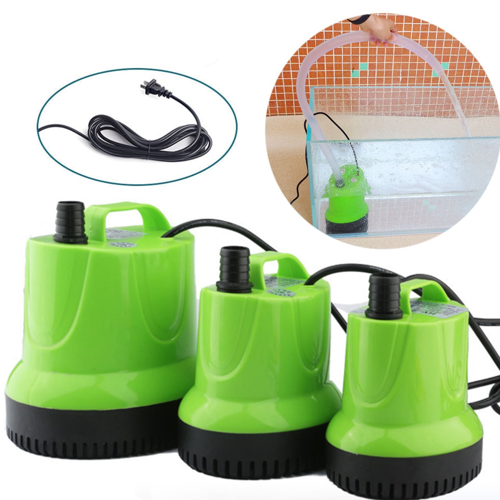 Submersible Water Pump Clean Water Aquarium Fish Tank Fountain Flood