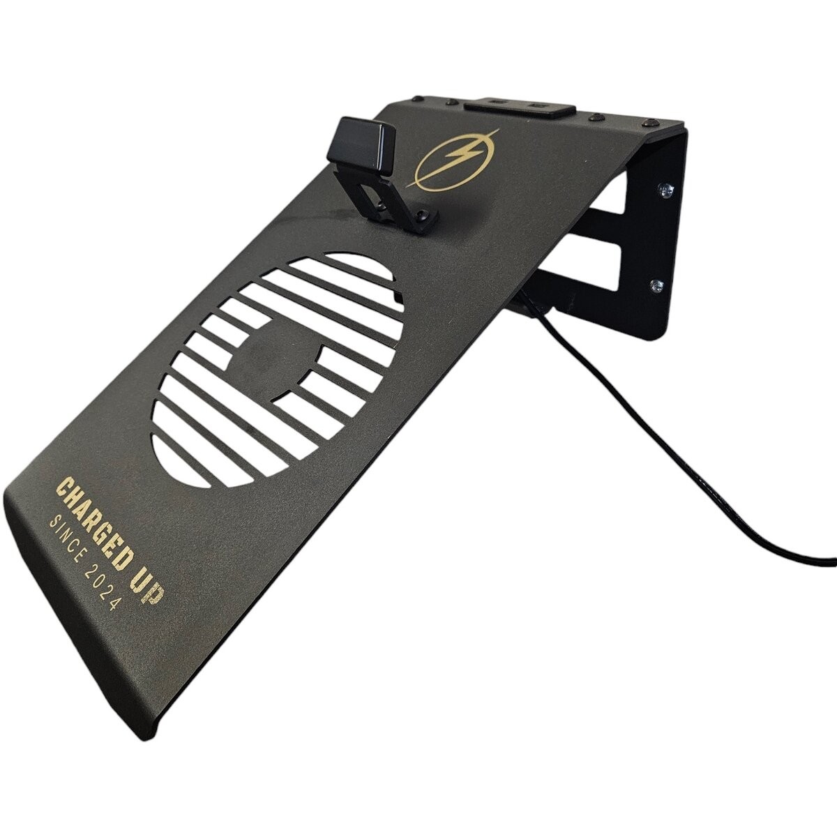 Charged Up Wall Mounted Helmet Hanger With Dual USB Ports 2-USB