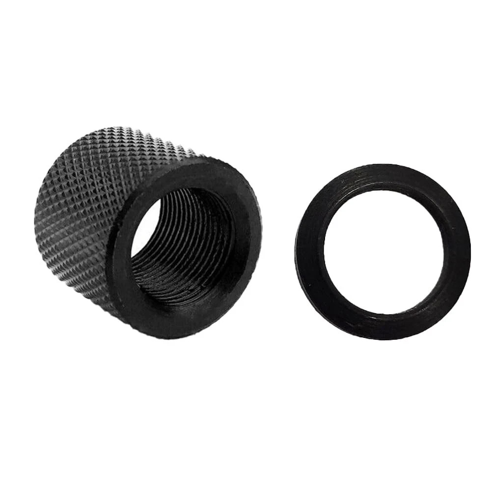 TPO 5/8 inch x24 Thread Protector with 5/8 inch x24 Crush Washer All Steel fo...
