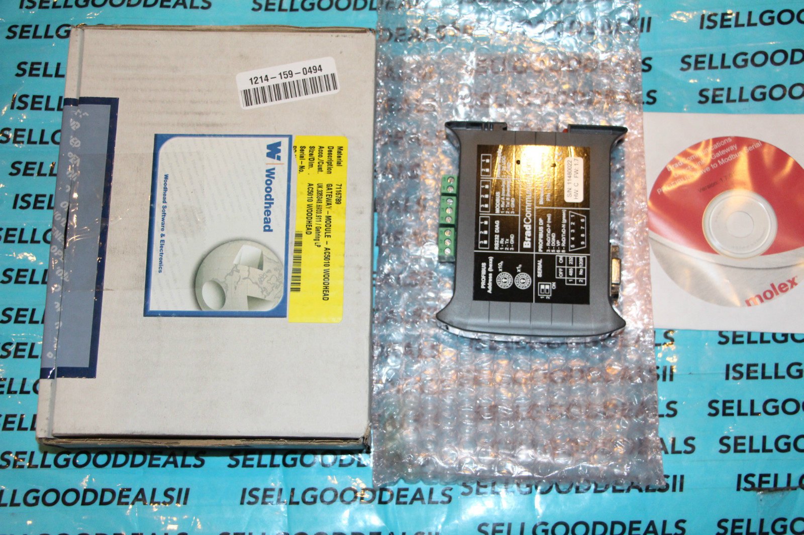 Woodhead DRL-DPS-SRM Direct-Link Gateway Profibus Serial DRLDPSSRM New
