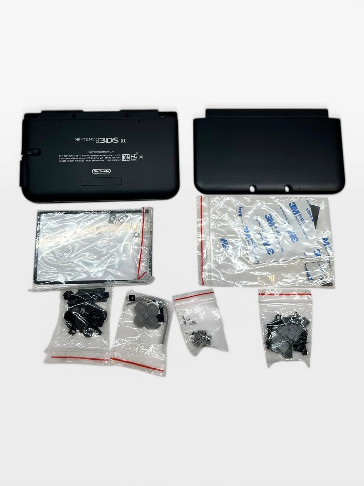 Full Housing Shell for Nintendo 3DS XL Replacement System Black + FREE GIFT