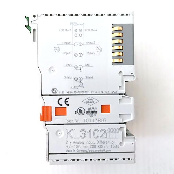 Beckhoff KL3102 Analog Output Module 2-Channel ±10 V New