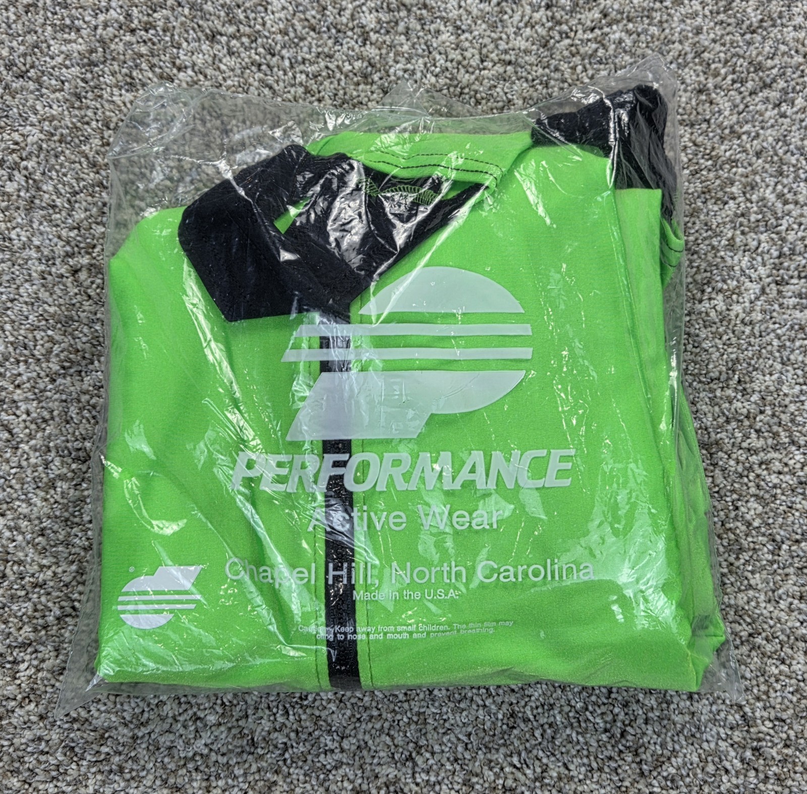 Vintage Sidebar Lycra Skin Flight Suit XL Green USA Sealed Air Sports Unitard