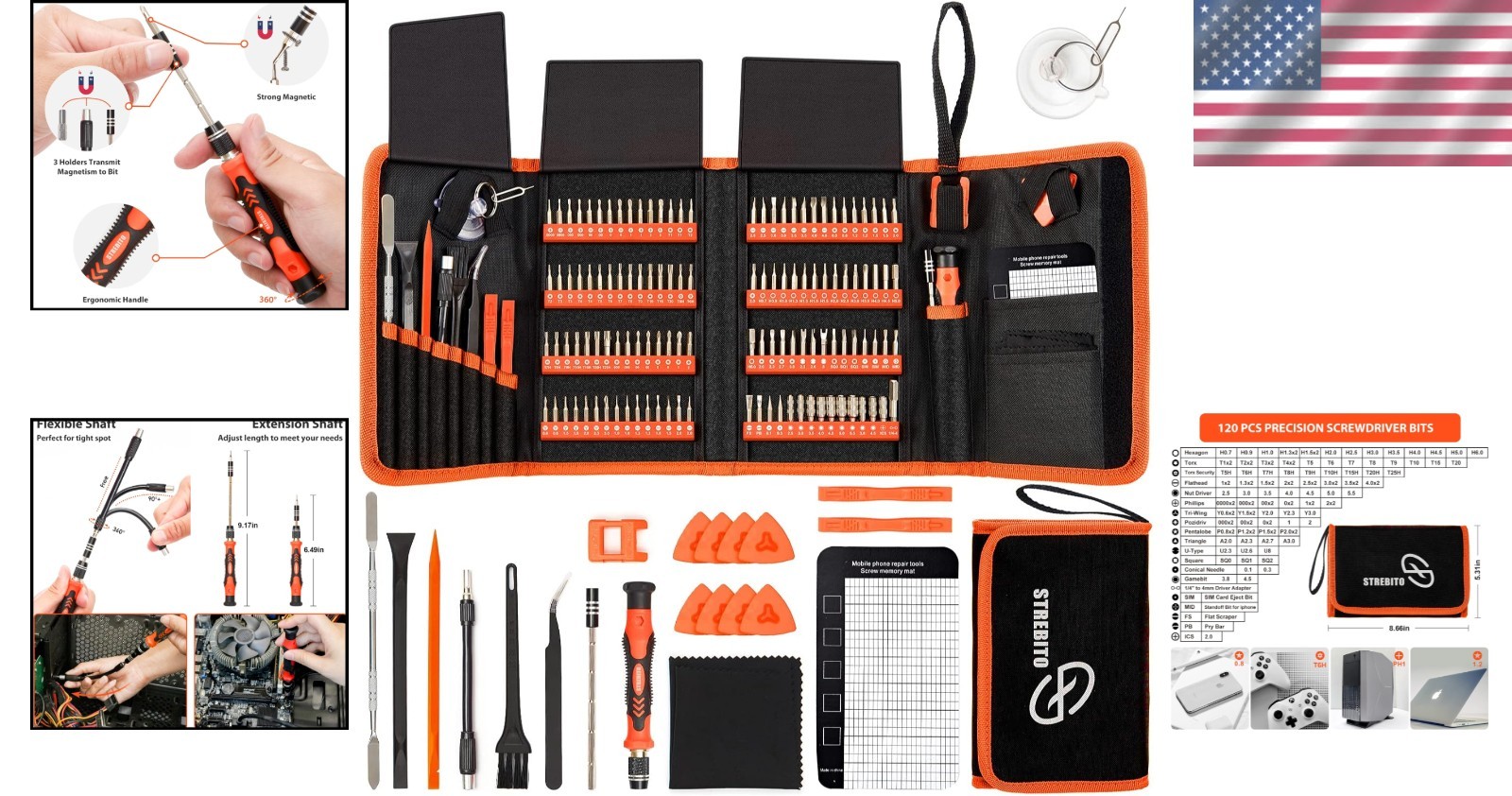 Professional Tech Toolkit for Computer & Phone