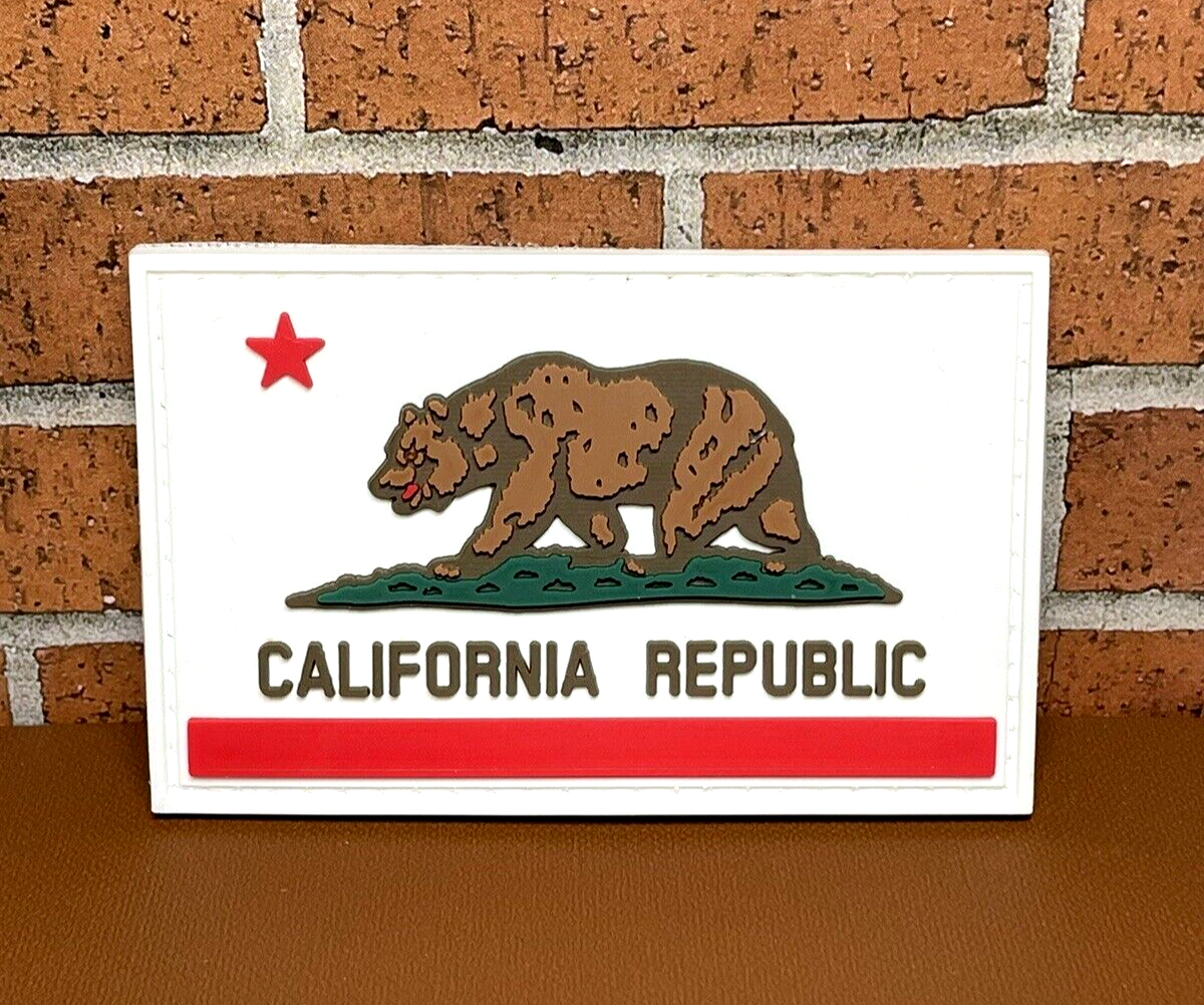 Tactical PVC Gun Patch - Fallout Patch - Hook Loop California Republic Patch