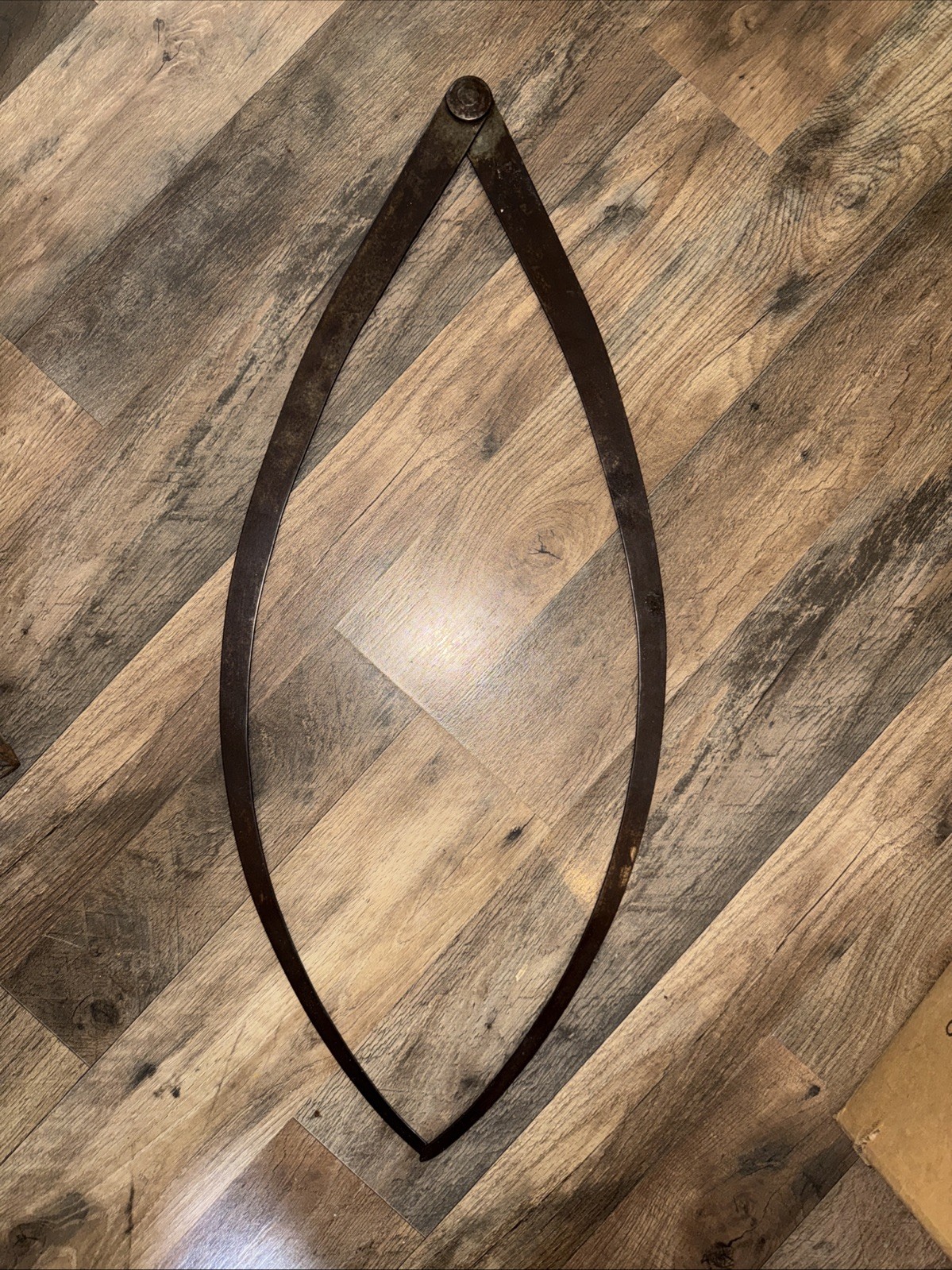 Antique Outside Large Calipers Hand Forged Steel Blacksmith 19th Century