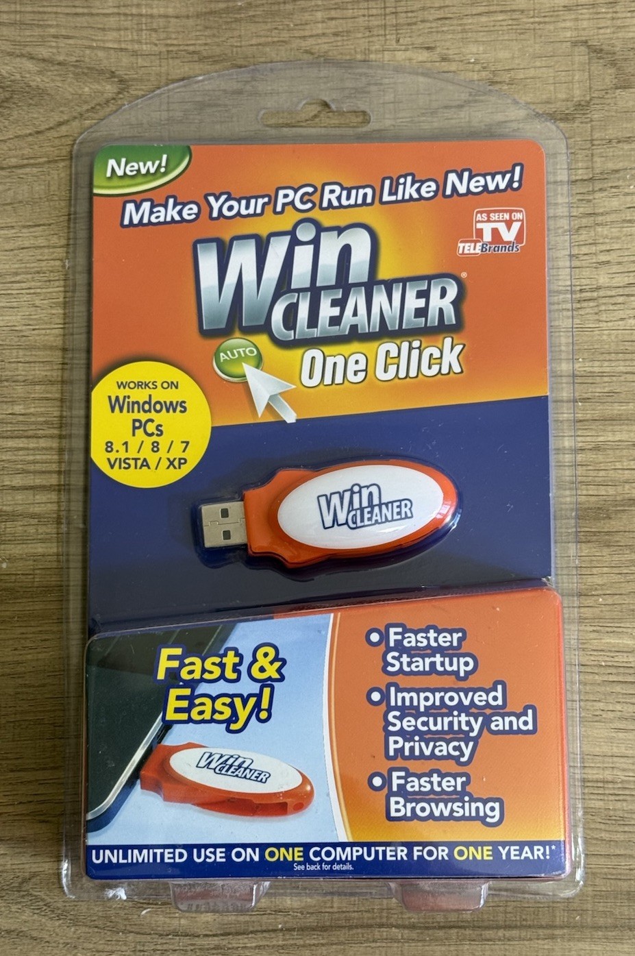 Win Cleaner One Click Professional USB Computer Clean Repair For PC Laptop