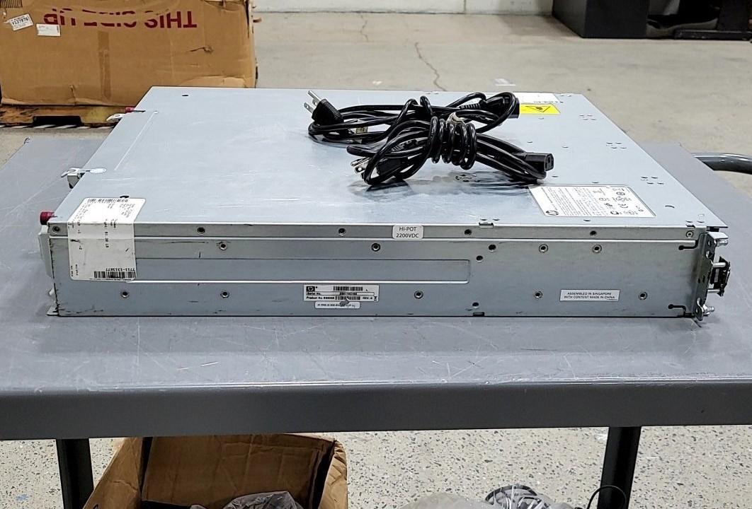 HP P2000 G3 MSA BK830A Dual Controller LFF Storage Array 12-Slot SEE NOTES