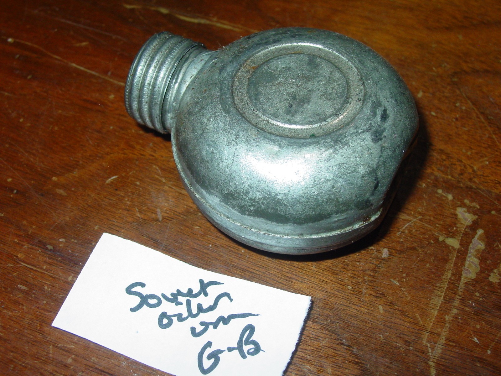 USSR Russian Army Issue Mosin Nagant Russia Single Spout Metal Oiler Can Oil