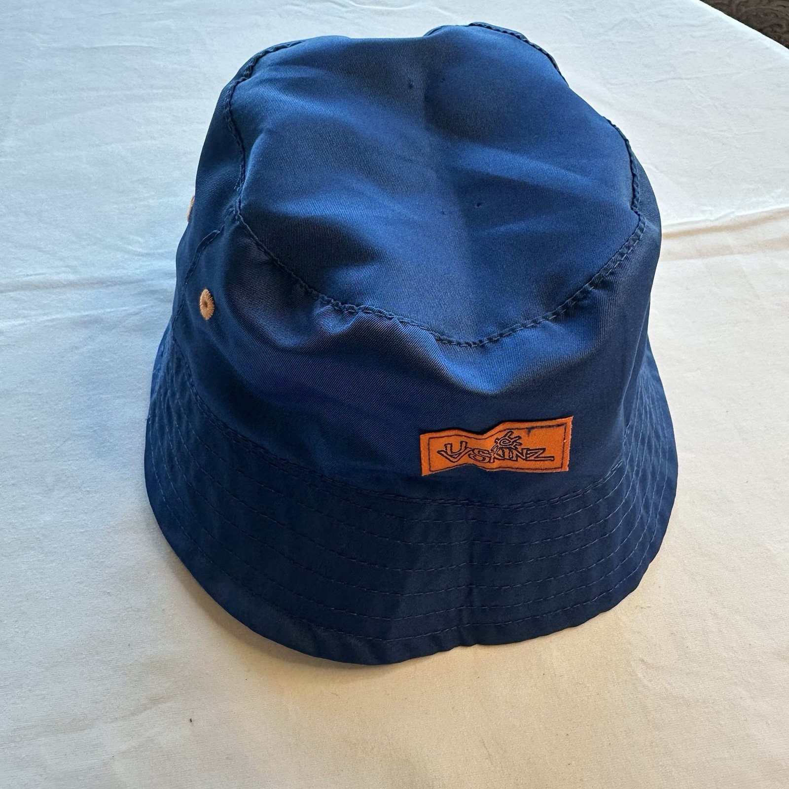 UV Skinz UPF 50+ SunWear Youth Bucket Hat Sz 3T Blue Reversible Construction