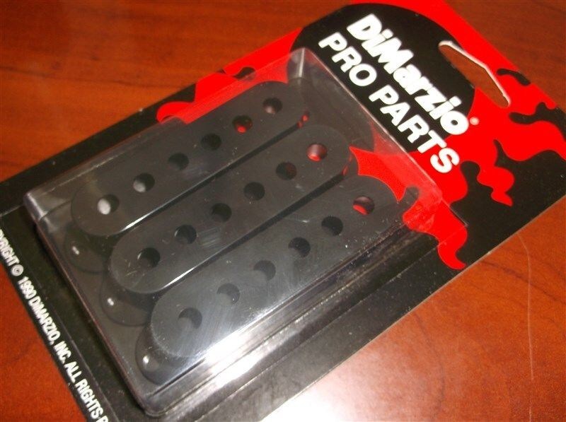 NEW - DiMarzio USA MADE DM2001 Strat Pickup Covers (3) - BLACK