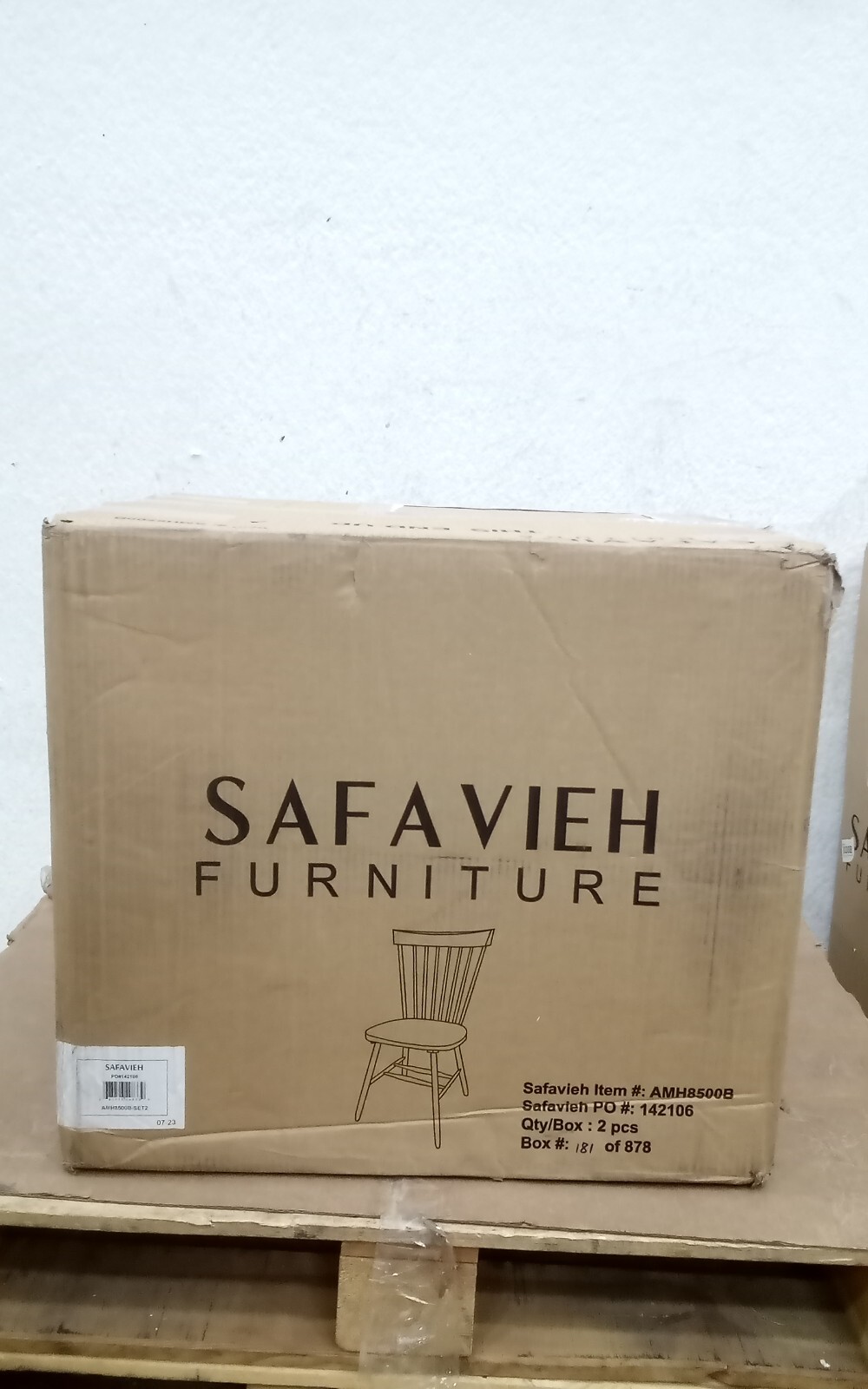 Safavieh PARKER SPINDEL SIDE CHAIR, Reduced Price 2172725892 AMH8500B