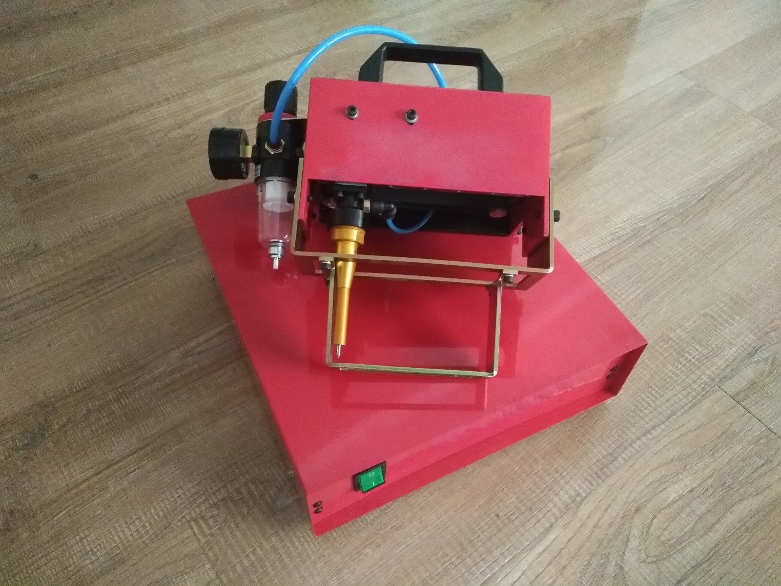 100*20mm Portable Pneumatic Dot Peen Marking Machine for VIN Code Chassis Number