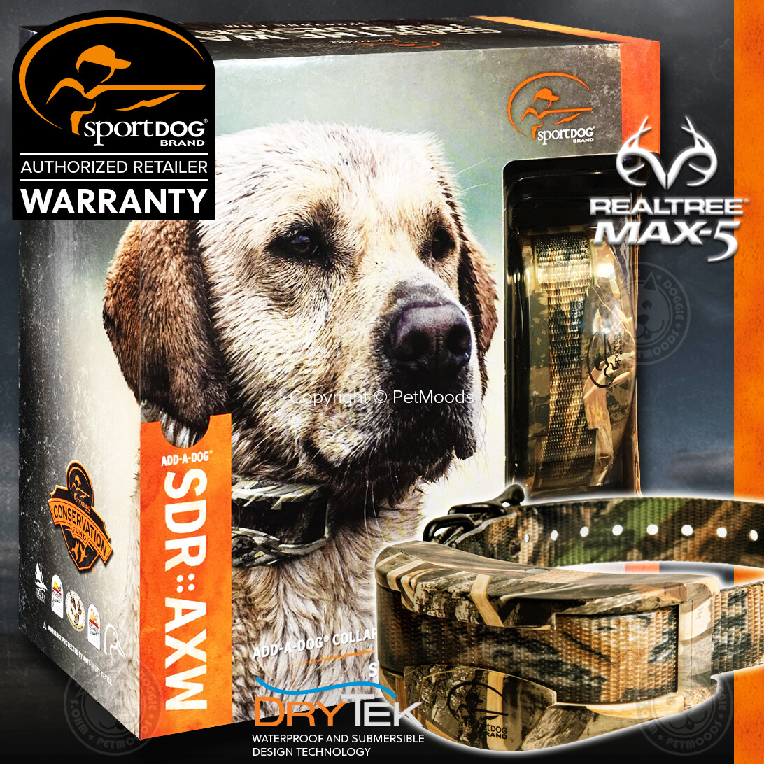 SportDOG SDR-AXW Camo RealTree Max-5 Collar Receiver ONLY for SD-1825X Camo